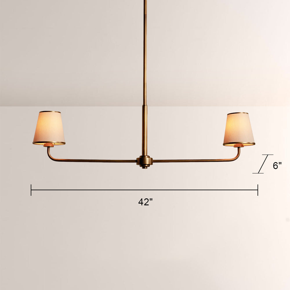 Aria 2-Light Linear Chandelier