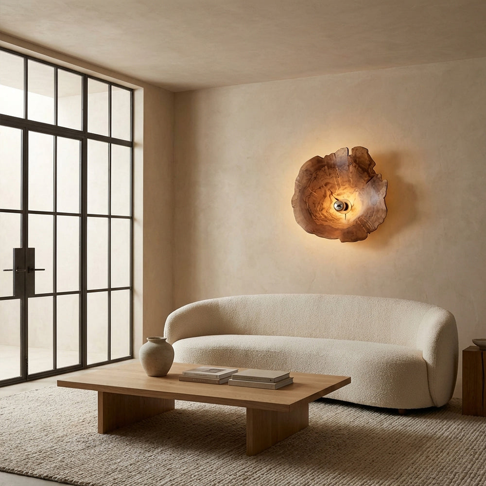 Arris Live-Edge Wood Wall Sconce