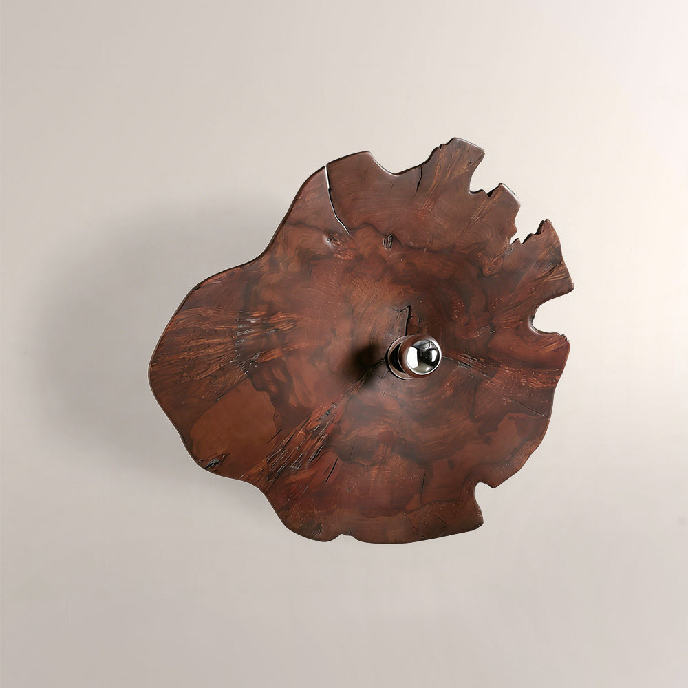 Arris Live-Edge Wood Wall Sconce