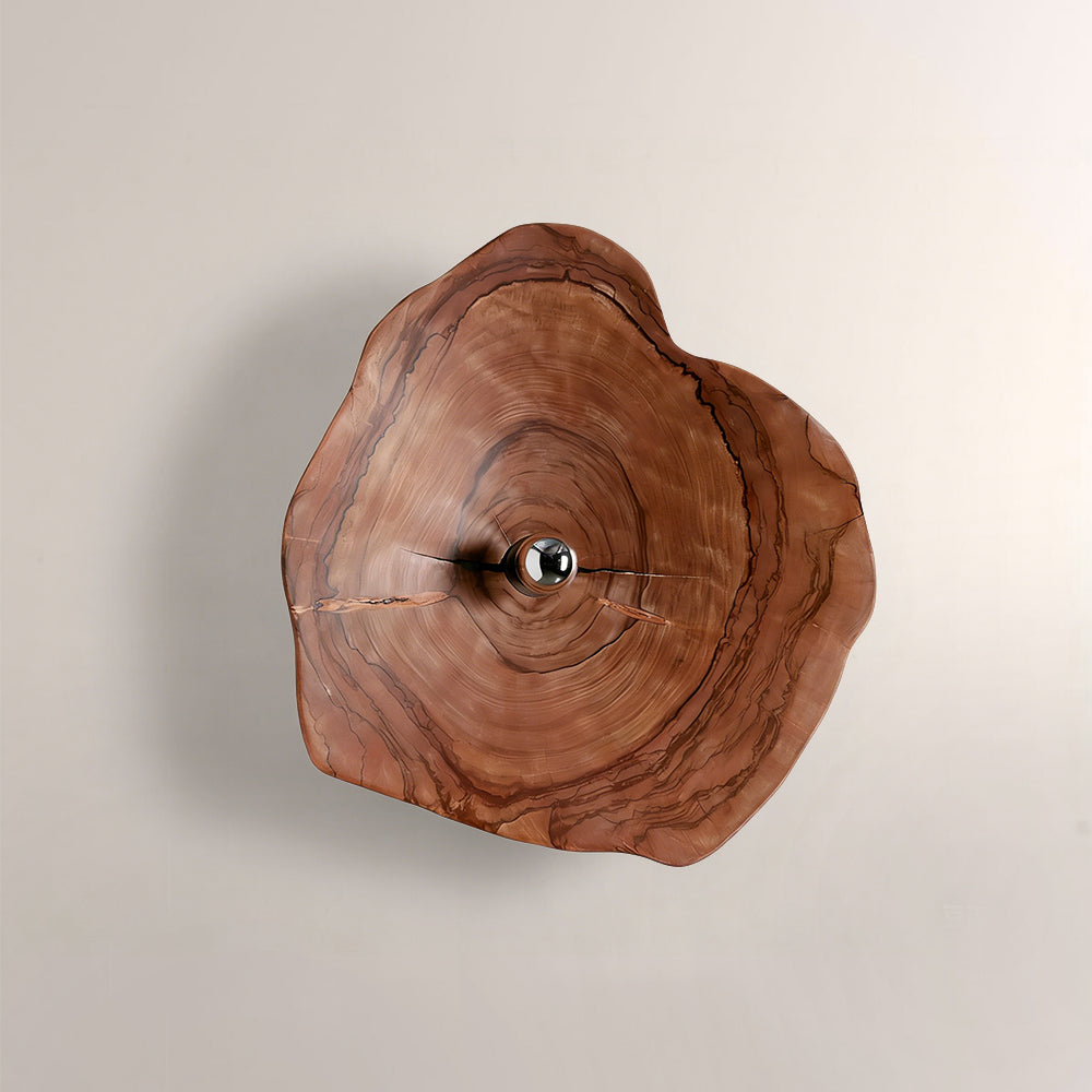 Arris Live-Edge Wood Wall Sconce