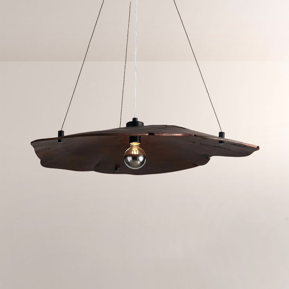 Arris Live-Edge Wood Chandelier
