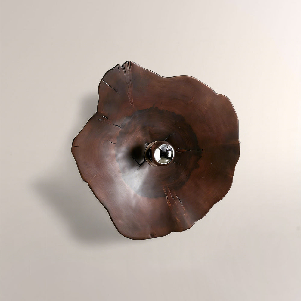 Arris Live-Edge Wood Wall Sconce