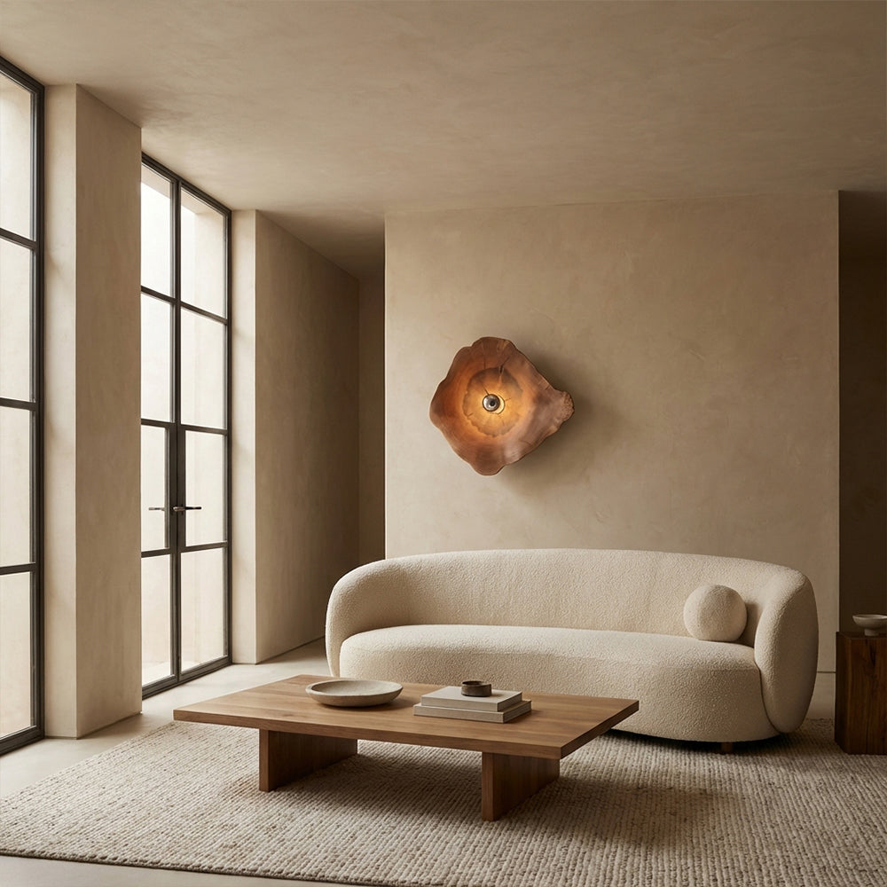 Arris Live-Edge Wood Wall Sconce