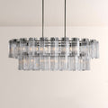 Art Glass Delsia Linear Chandelier