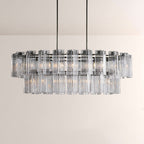 Art Glass Delsia Linear Chandelier