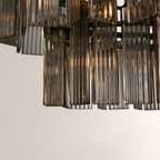 Art Glass Delsia Linear Chandelier