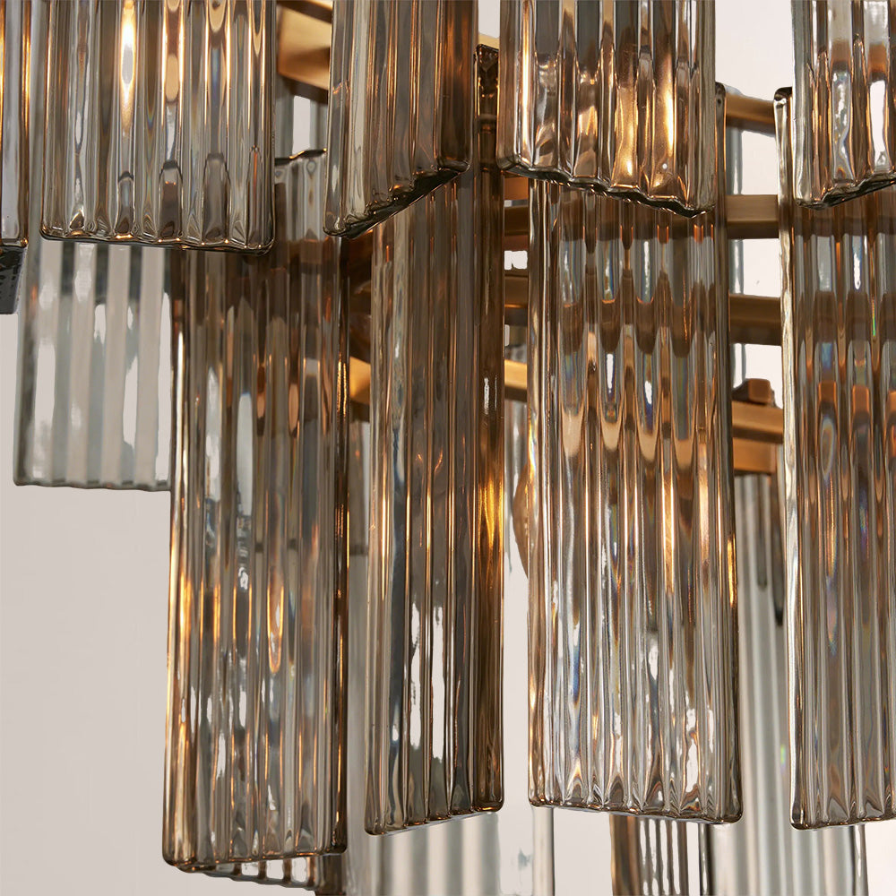 Art Glass Delsia Linear Chandelier