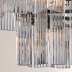 Art Glass Delsia Linear Chandelier