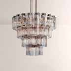 Art Glass Delsia Round Chandelier 48"