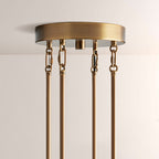 Art Glass Delsia Round Chandelier 48"