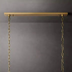 Aubrey Calcite Rectangular Chandelier 62"