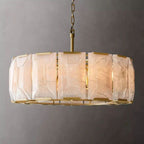 Aubrey Calcite Round Chandelier 31"