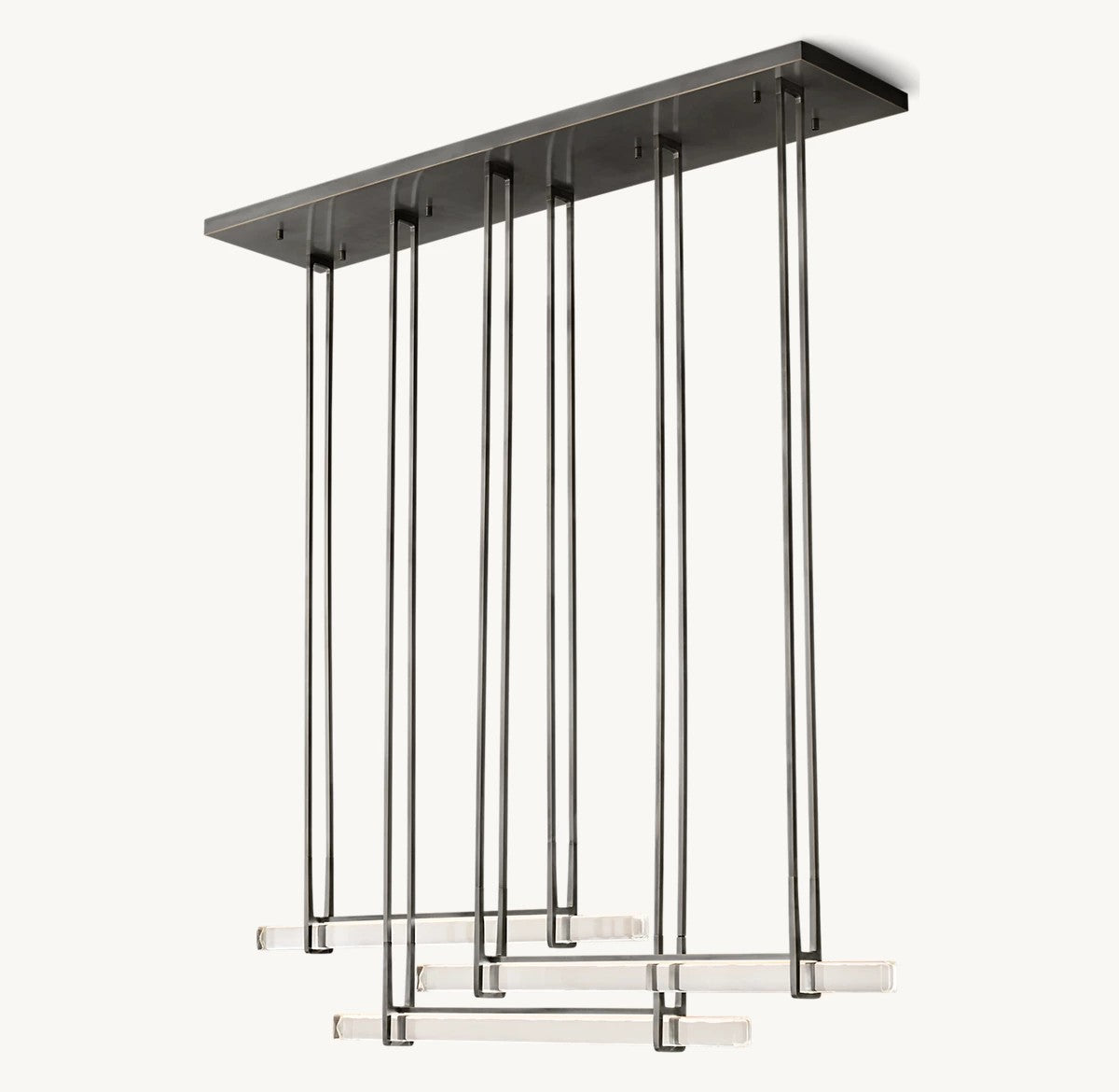 Audubos Triple Bar Chandelier  