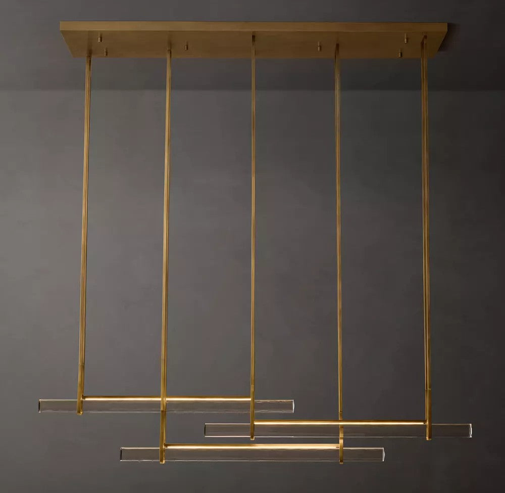 Audubos Triple Bar Chandelier  