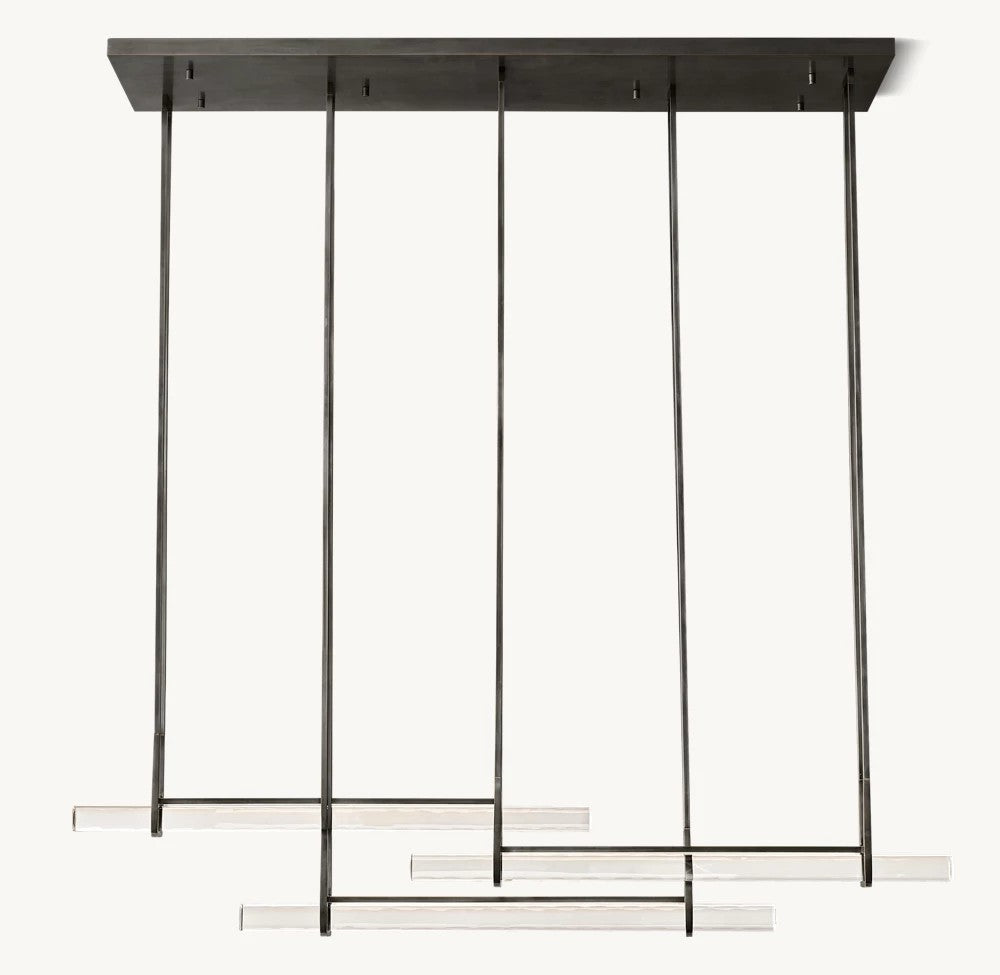 Audubos Triple Bar Chandelier  