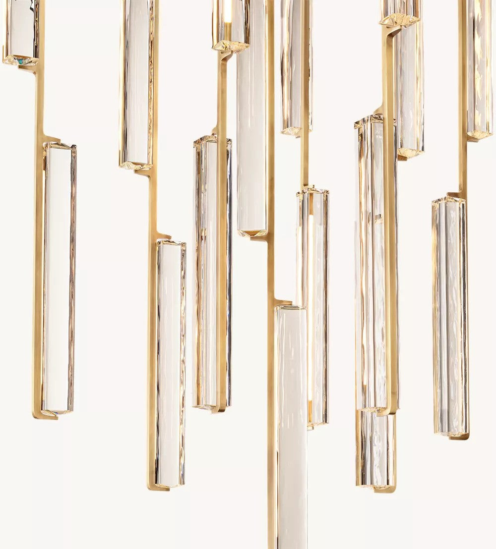 Audube Round Chandelier   40"D