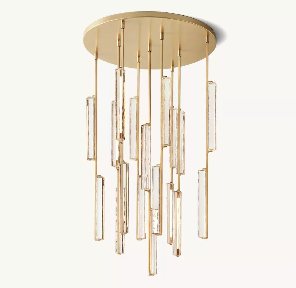 Audube Round Chandelier   40"D