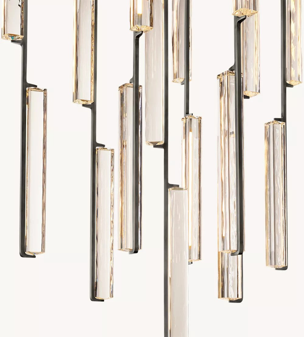 Audube Round Chandelier   40"D