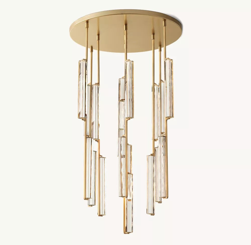 Audube Round Chandelier   40"D