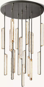 Audube Round Chandelier   40"D