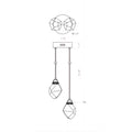 Aurelia Modern Faceted Crystal Pendant Lights（2 Lights）