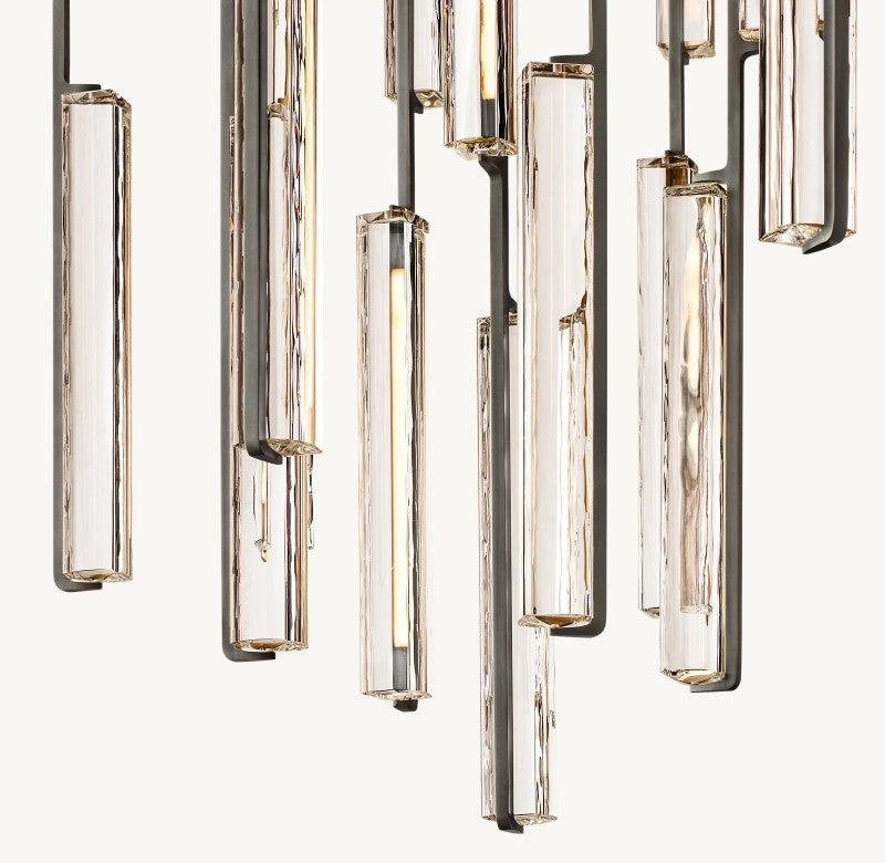 Audubon Crystal Round Chandelier 56"