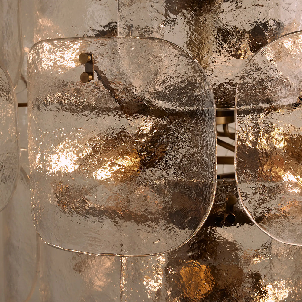 Blaire Tiered Blown Glass Chandelier
