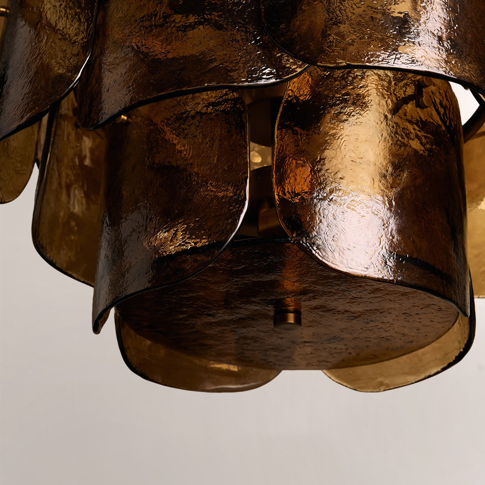 Blaire Tiered Blown Glass Chandelier