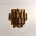 Blaire Tiered Blown Glass Chandelier
