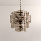 Blaire Tiered Blown Glass Chandelier