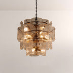 Blaire Tiered Blown Glass Chandelier