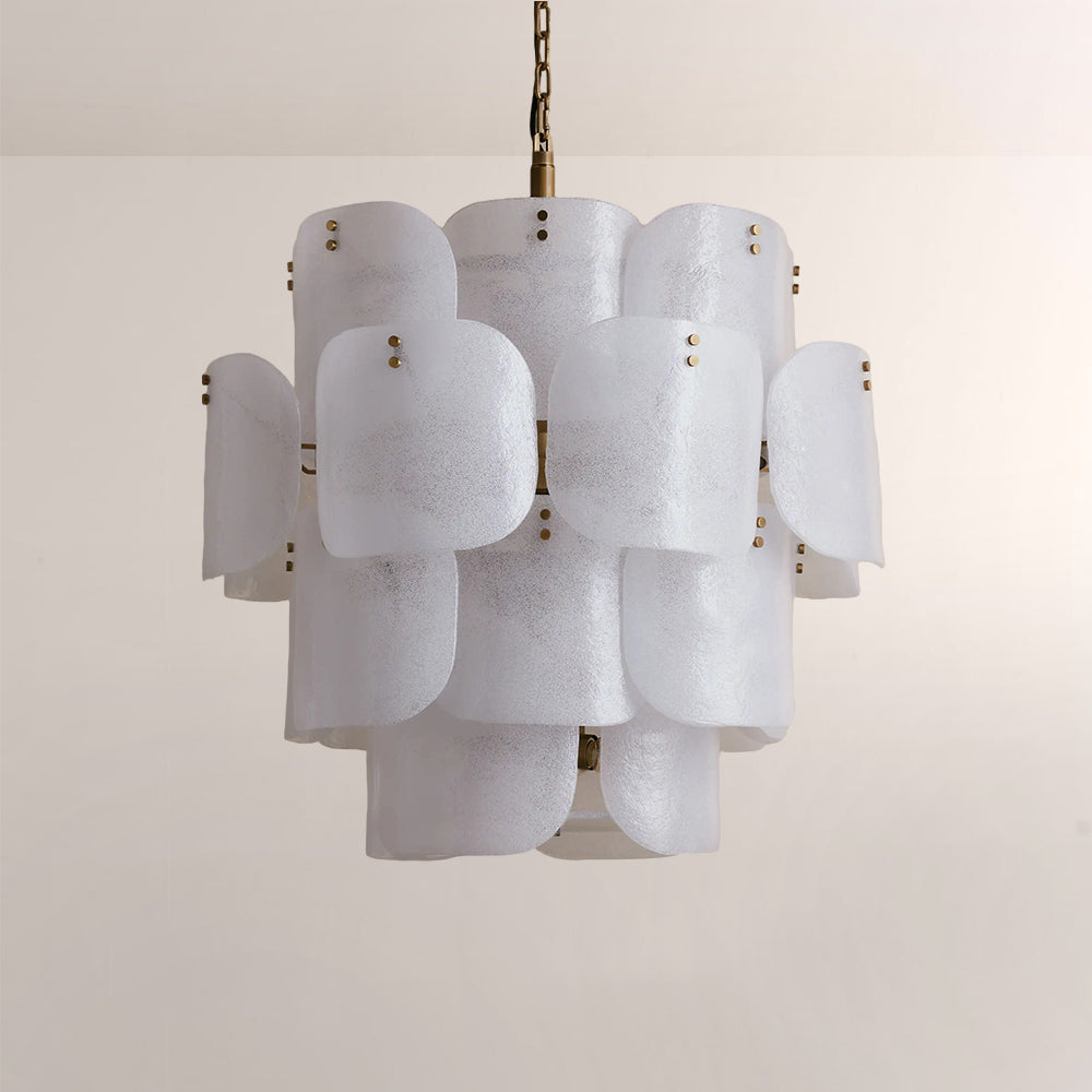 Blaire Tiered Blown Glass Chandelier