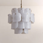 Blaire Tiered Blown Glass Chandelier