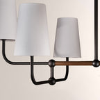 Bolanova Multi-Arm Linen Shade Chandelier
