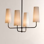 Bolanova Multi-Arm Linen Shade Chandelier