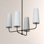 Bolanova Multi-Arm Linen Shade Chandelier