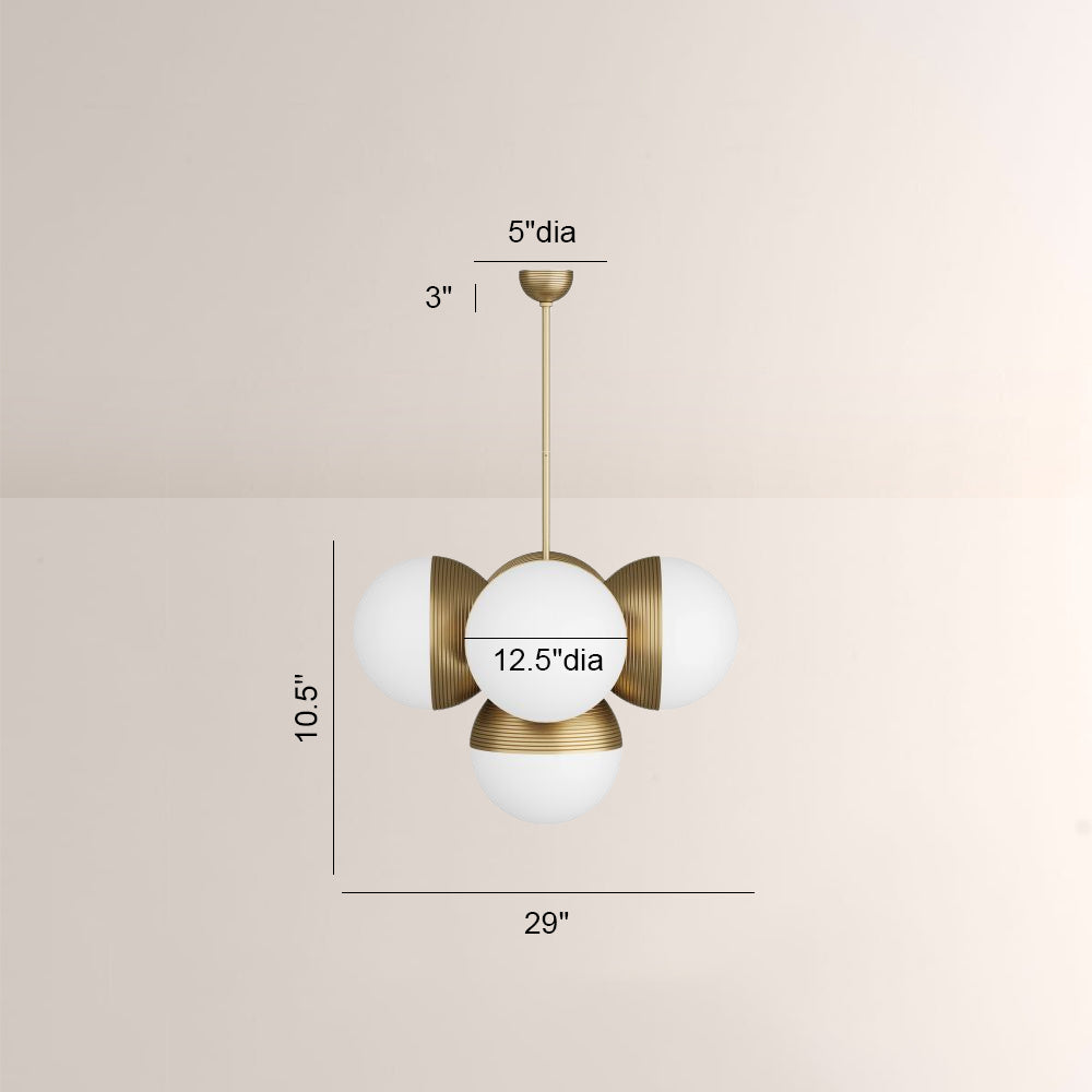 Borg Round Globe Chandelier