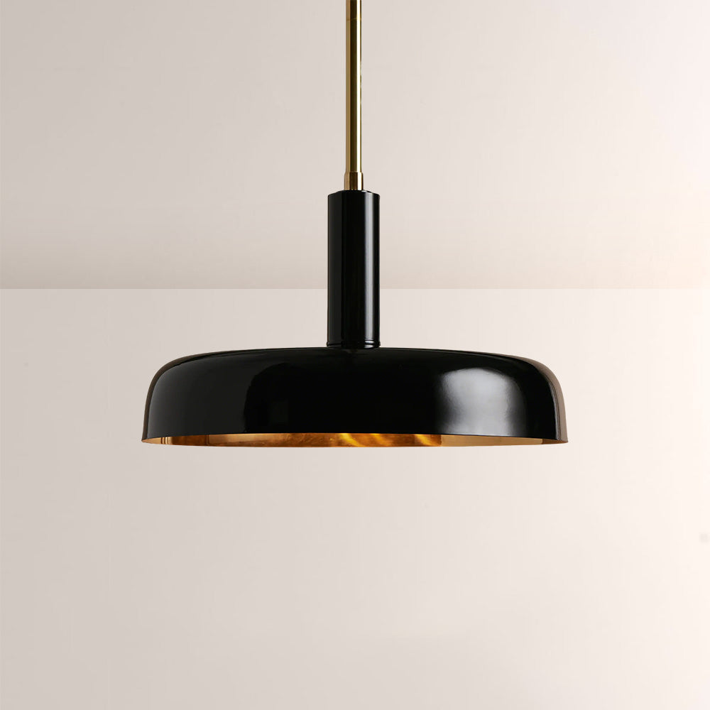 Brennan Gloss Lacquer & Brass Pendant