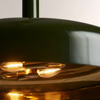 Brennan Gloss Lacquer & Brass Pendant