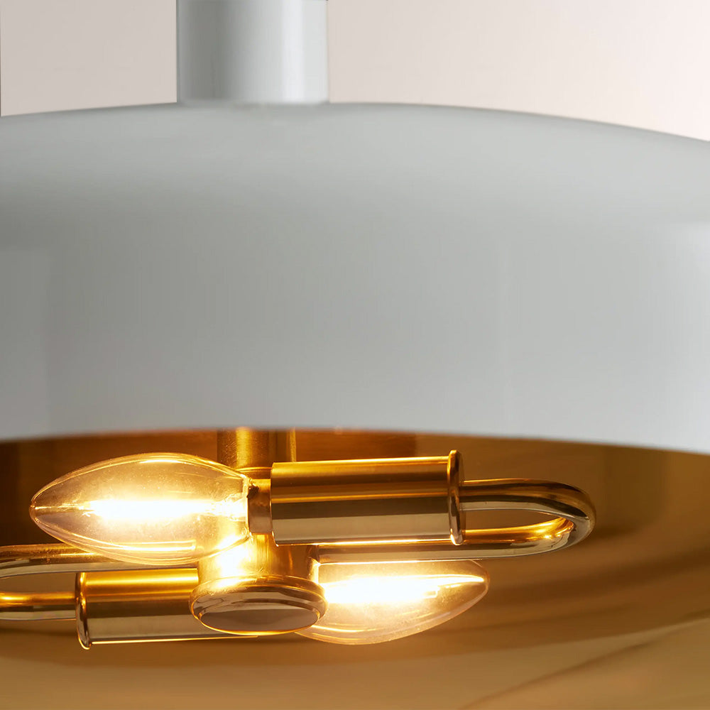 Brennan Gloss Lacquer & Brass Pendant