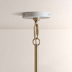 Brennan Gloss Lacquer & Brass Pendant