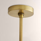 Broad Two-Layer Round Chandelier