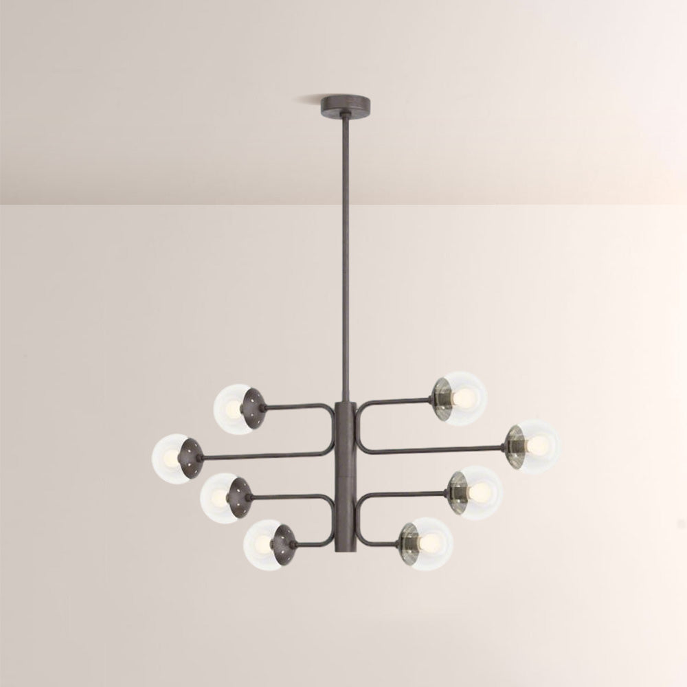 Bruno Linear Glass Chandelier