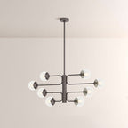 Bruno Linear Glass Chandelier
