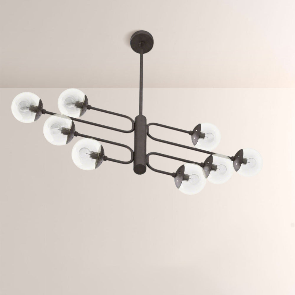 Bruno Linear Glass Chandelier