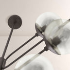 Bruno Linear Glass Chandelier