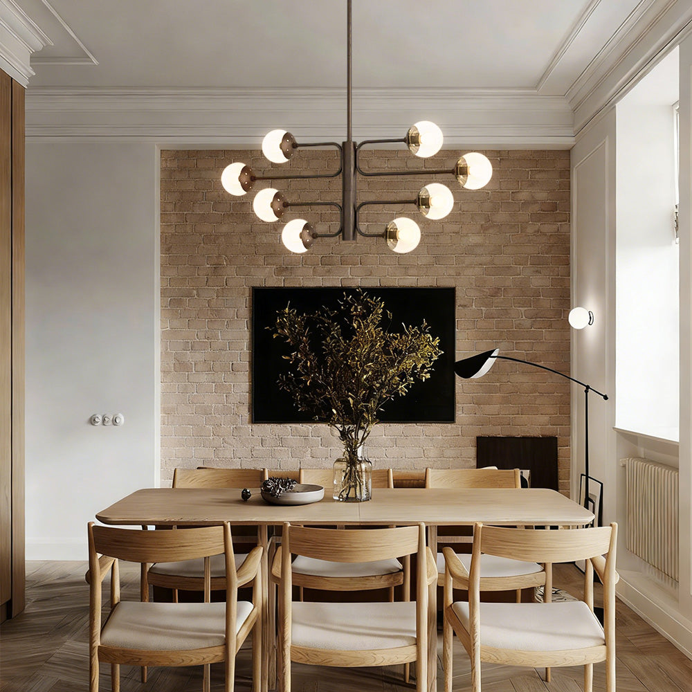 Bruno Linear Glass Chandelier
