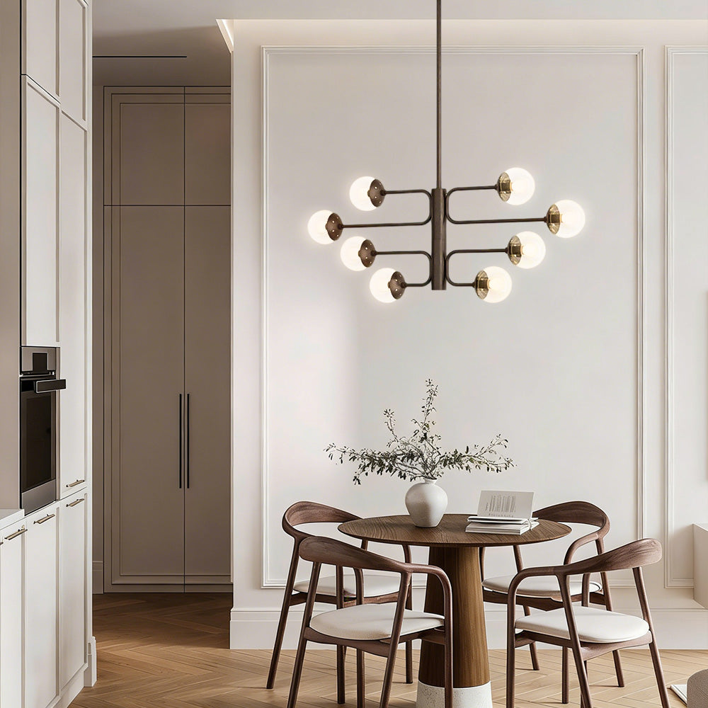 Bruno Linear Glass Chandelier