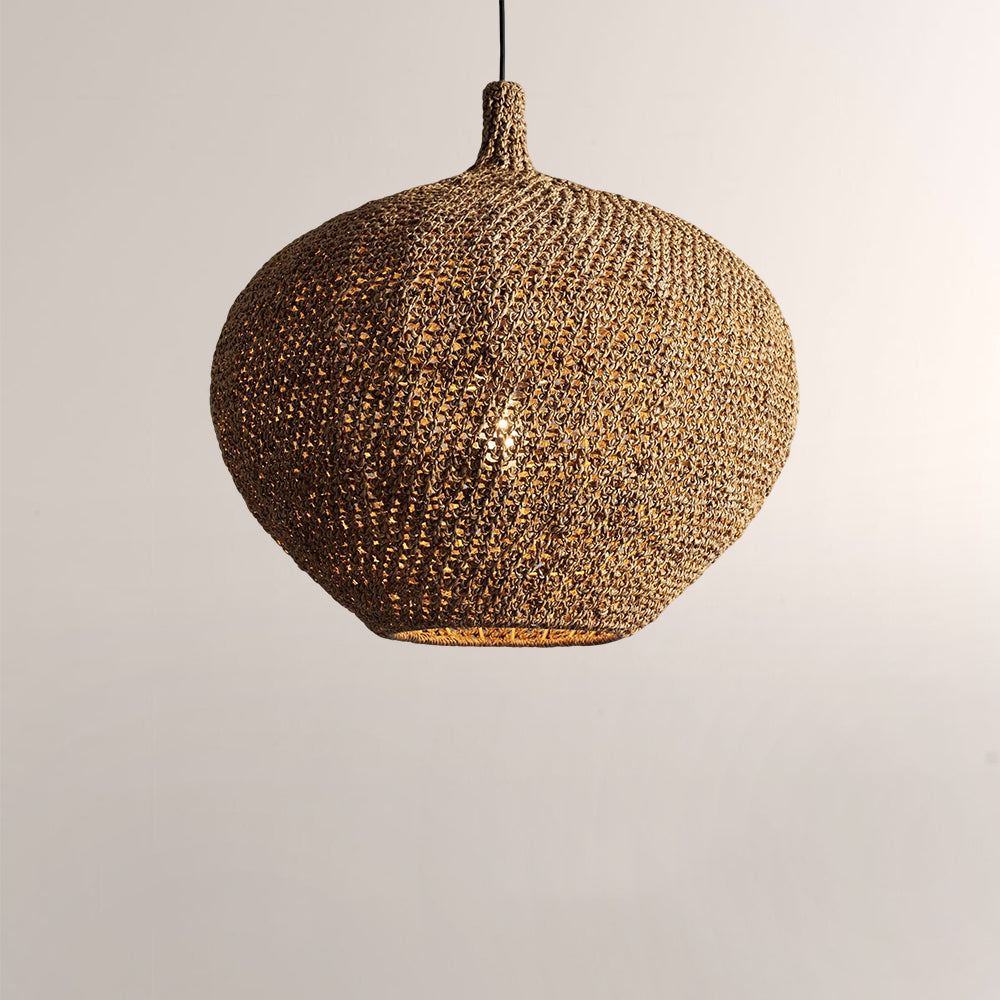 Cairo Crocheted Seagrass Pendant
