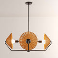 Camilla Round Rattan Chandelier